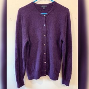 Purple cardigan/sweater